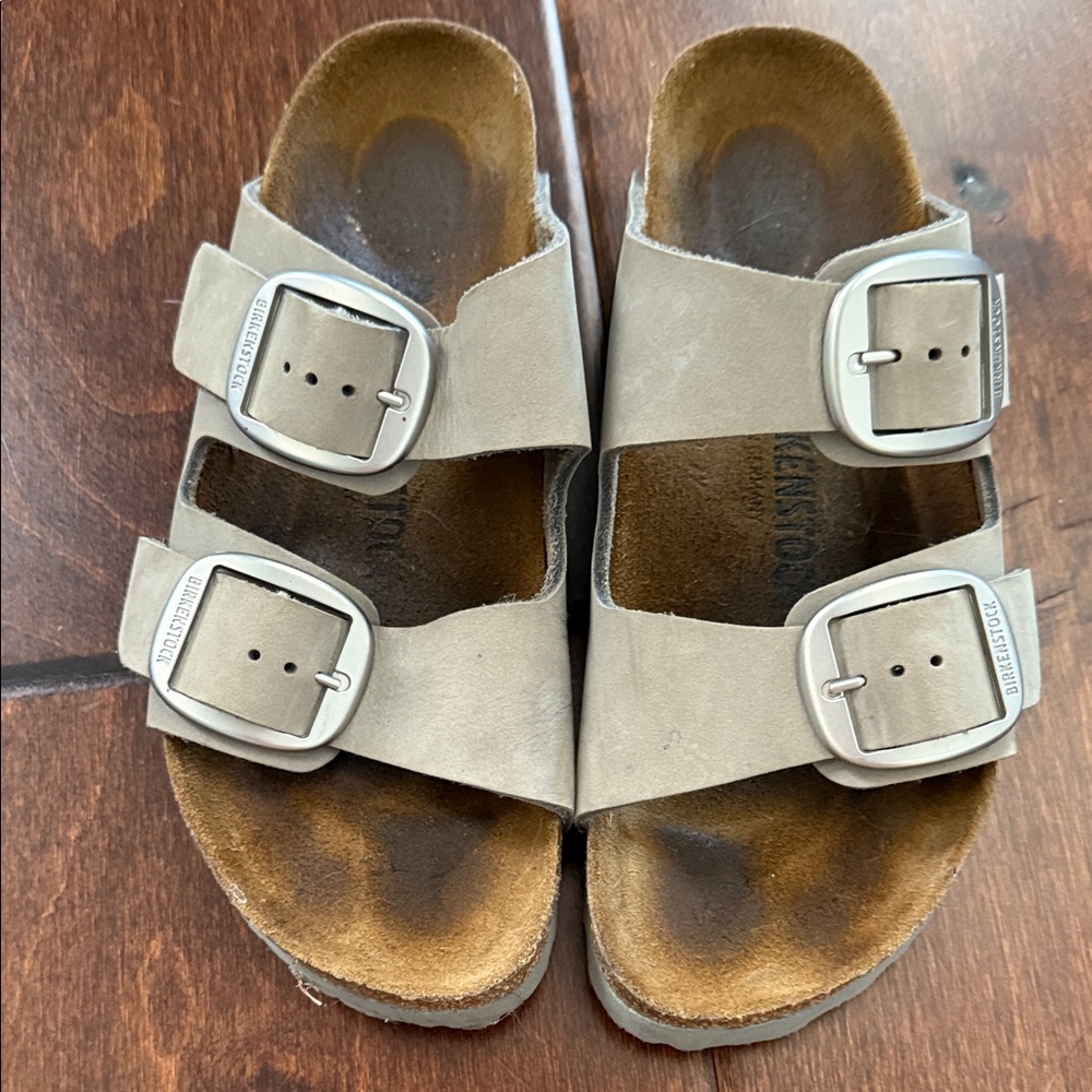 Birkenstock Women’s Arizona Big Buckle - light grey